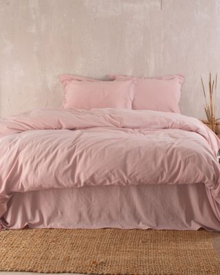 WHISPER - ΣΕΤ ΥΠΕΡΔΙΠΛΗ ΠΑΠΛΩΜΑΤΟΘΗΚΗ ΜΠΕΖ ΥΠΕΡΔΙΠΛΗ (235Χ265) 100% ΒΑΜΒΑΚΙ ΠΡΟΠΛΥΜΕΝΟ ΓΙΑ ΕΠΙΠΛΟΝ ΑΠΑΛΟΤΗΤΑ ΚΑΙ ΦΥΣΙΚΗ ΥΦΗ Rythmos - Image 4