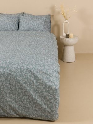 Παπλωματοθήκη Cotton Feelings 2052 Aqua Υπέρδιπλη (230×250) SUNSHINEHOME - Image 3