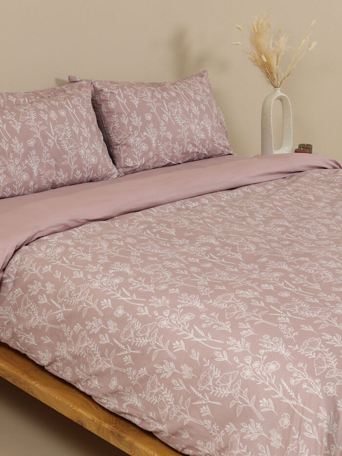 Παπλωματοθήκη Cotton Feelings 2050 Powder Μονή (170×250) SUNSHINEHOME - Image 1