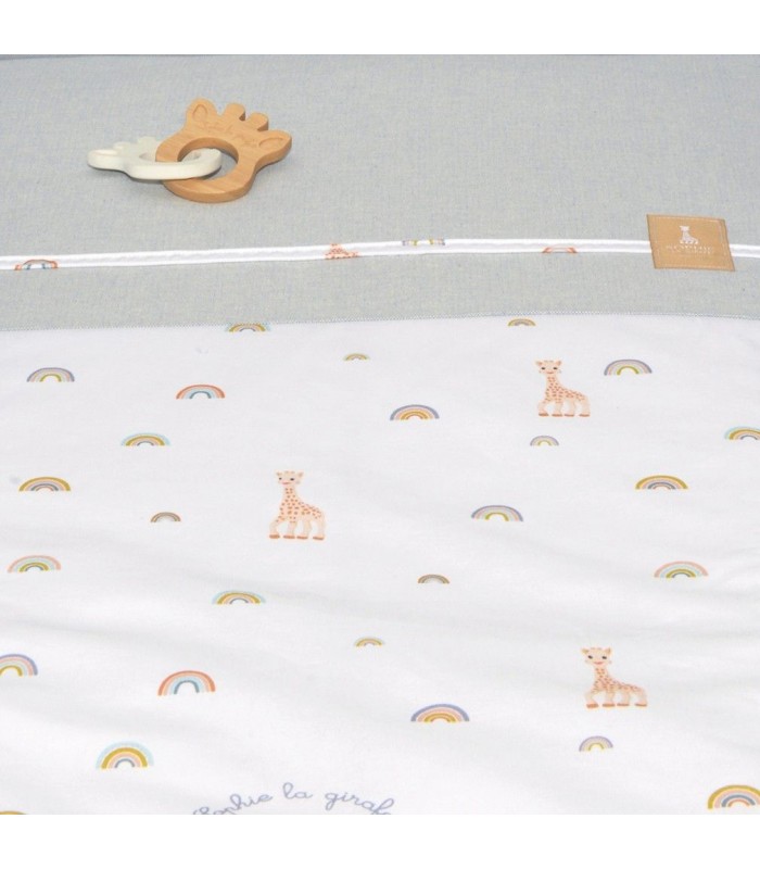 100x140-design-501-sophie-la-girafe.jpg Παπλωματοθήκη με Φερμουάρ 100x140 Design 501 Sophie La Girafe της SOPHIE LA GIRAFE - Image 1