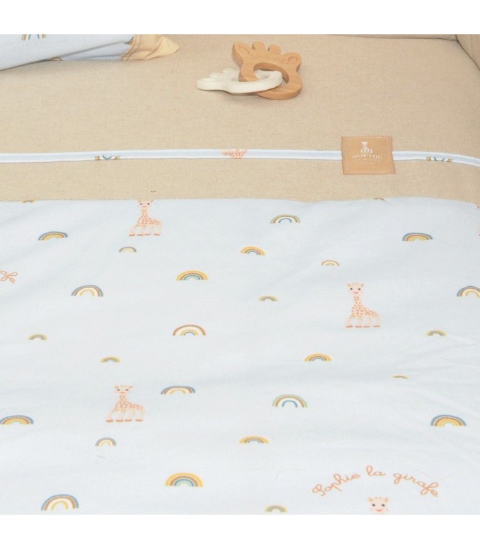 100x140-design-504-sophie-la-girafe.jpg Παπλωματοθήκη με Φερμουάρ 100x140 Design 504 Sophie La Girafe της SOPHIE LA GIRAFE - Image 1