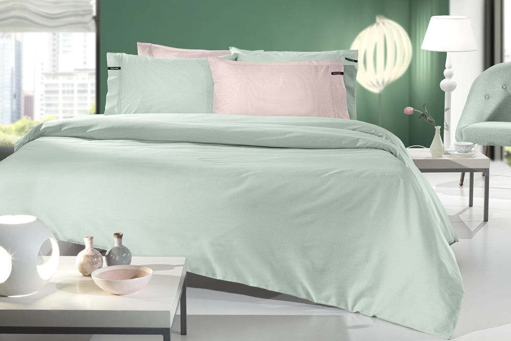 1110092124010.jpg Σεντόνι Minimal Mint με Λάστιχο 120x200+35 της Guy Laroche (100% Cotton Satin) - Image 1