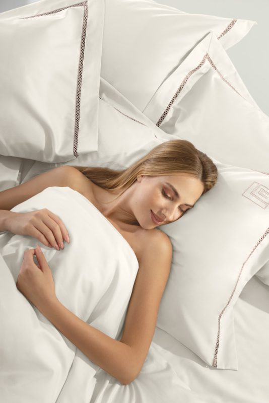 Σετ 3τμχ Παλπλωματοθήκη Blend Amethyst-Ivory 240x250 της Guy Laroche (Cotton Satin)