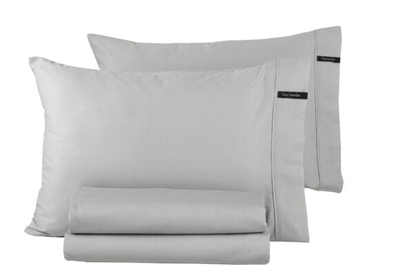 Ζεύγος Μαξιλαροθήκες Minimal Silver 50x70 της Guy Laroche (100% Cotton Satin)