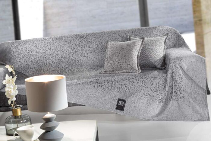 1133030223056.jpg Ριχτάρι Καναπέ Matis Grey (Πολυθρόνας) 180x150 της Guy Laroche (37% cotton-21%polyester-42% acrylic) - Image 1