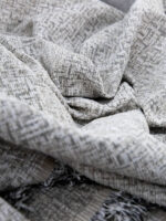 Ριχτάρι Σενίλ Rene 4 Light Grey Σετ 3 τεμαχίων (1θ – 2θ – 3θ) SUNSHINEHOME