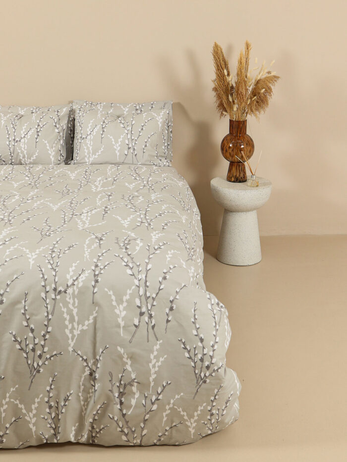 Σετ Σεντόνια Cotton Feelings 2050 Grey Μονό (165x270) SUNSHINEHOME - Image 1