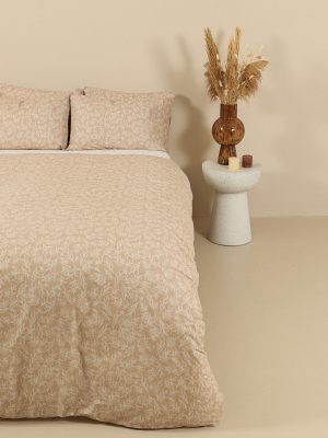 Σετ Σεντόνια Cotton Feelings 2052 Beige Μονό (165x270) SUNSHINEHOME