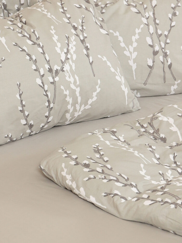 Σετ Σεντόνια Cotton Feelings 2054 Grey Μονό (165x270) SUNSHINEHOME - Image 2