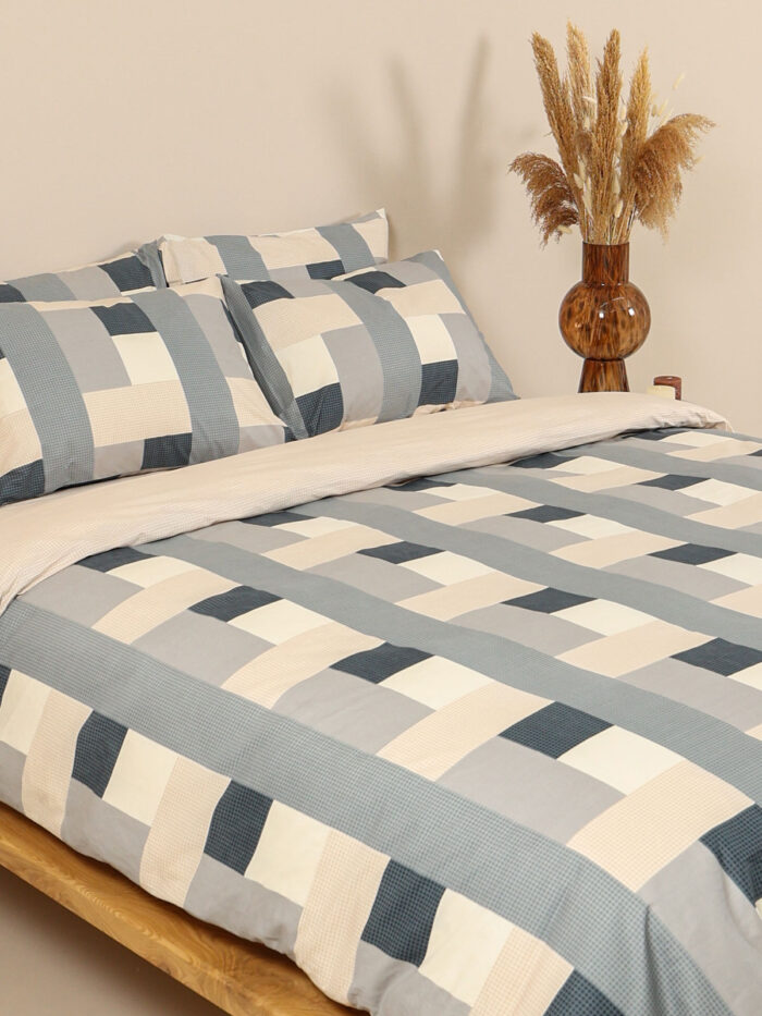 Σετ Σεντόνια Cotton Feelings 2056 Διπλό με λάστιχο (150x205+30) SUNSHINEHOME - Image 3