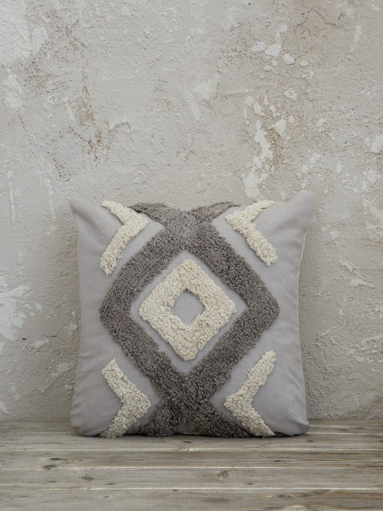 5206482089341-14.jpg Διακοσμητικό μαξιλάρι 45x45 - Aziza Beige της Nima Home 100% Cotton Μαξιλάρι 45x45 - Image 4