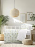 Σετ Σεντόνια Κούνιας με Λάστιχο - Flopsy της Kocoon Bebe 100% Cotton, 144 T.C. Κούνιας με λάστιχο (1 x 70x130+15 + 1 x 120x160 + 1 Μαξιλαροθήκη 30x40) - Image 2