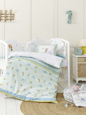 Κουβερλί Κούνιας - Sea Love της Nima Bebe 100% Cotton, 144 T.C. Κούνιας 100x140 - Image 5