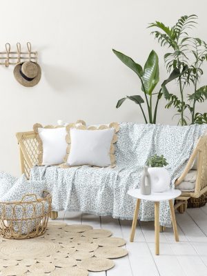 Ριχτάρι 180x300 - Kalif Petrol της Nima Home 80% Cotton - 20% Polyester Τριθέσιος 180x300 - Image 3