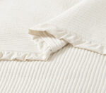 Κουβερλί/Κουβερτόριο ARMONY (Cream) Bedspread 100% prewashed & καπιτονέ κέντημα / ruffle 220x240 Liolios Home - Image 4