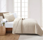 Κουβερλί/Κουβερτόριο Fiona (Moonbeam) Bedspread 100% prewashed & Kαπιτονέ Kέντημα Bedspread 180x240+Μαξ/θήκη 50x70/1pcs Liolios Home - Image 2