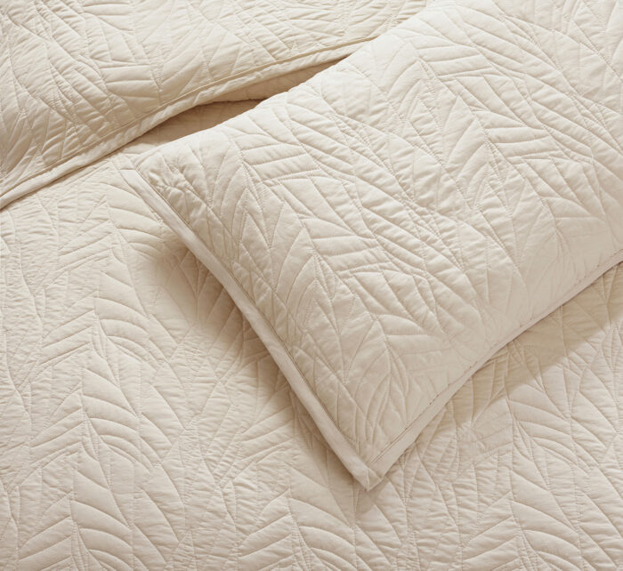 Κουβερλί/Κουβερτόριο Fiona (Moonbeam) Bedspread 100% prewashed & Kαπιτονέ Kέντημα Bedspread 180x240+Μαξ/θήκη 50x70/1pcs Liolios Home - Image 3