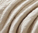 Κουβερλί/Κουβερτόριο Fiona (Moonbeam) Bedspread 100% prewashed & Kαπιτονέ Kέντημα Bedspread 180x240+Μαξ/θήκη 50x70/1pcs Liolios Home - Image 4