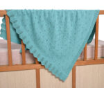 Bunny/Toy (Aqua) 80x100 Βρεφική κουβέρτα με σετ αρκουδάκι 100% cotton knitted 80x100 Liolios Home