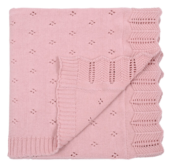 Bunny/Toy (Pink) 80x100 Βρεφική κουβέρτα με σετ αρκουδάκι 100% cotton knitted 80x100 Liolios Home - Image 4