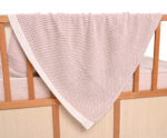 Βρεφική κουβέρτα Rattle (Pink combo) 80x100 Baby/Blanket 100% cotton knitted 80x100 Liolios Home