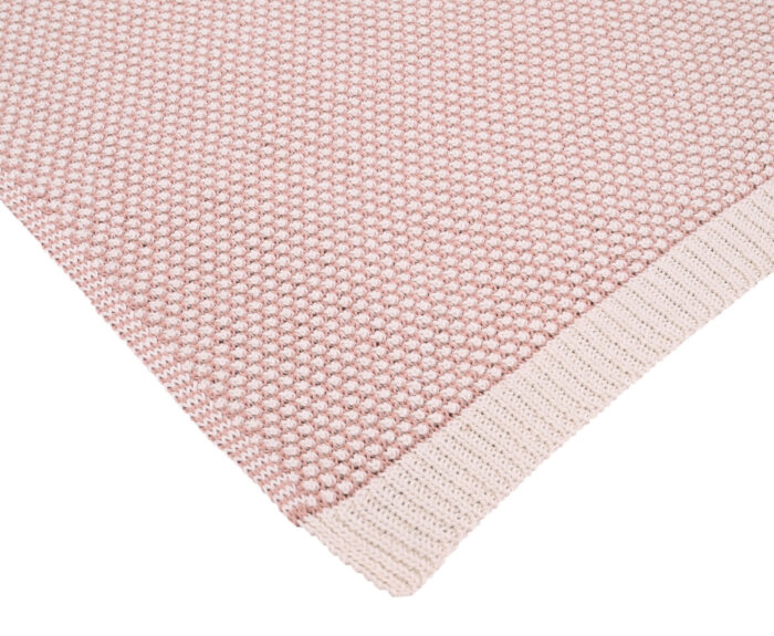 Βρεφική κουβέρτα Rattle (Pink combo) 80x100 Baby/Blanket 100% cotton knitted 80x100 Liolios Home - Image 5