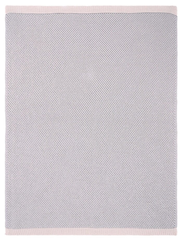 Βρεφική κουβέρτα Rattle (Blue combo) 80x100 Baby/Blanket 100% cotton knitted 80x100 Liolios Home - Image 2