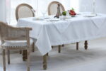 Adel (Ivory) Τραπεζομάντηλο 100% Polylinen Τραπ/λό 160x260+Πετσέτες 40x40/12τεμ. Liolios Home
