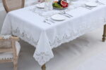 PLS-7B027 (White) Τραπεζομάντηλο 100% Polylinen 160x260 Τραπ/λο Liolios Home