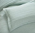 Mabelle (Aqua) Κουβερλί 100% cationic/melange & καπιτονέ κέντημα 260x240 Liolios Home - Image 5