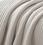 Mabelle (Beige) Μαξιλαροθήκες 100% cationic/melange & καπιτονέ κέντημα Μαξ/θήκες 50x70/2τεμ Liolios Home - Image 4