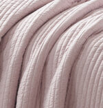 Mabelle (Dusty Rose) Κουβερλί 100% cationic/melange & καπιτονέ κέντημα 260x240 Liolios Home - Image 4