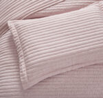 Mabelle (Dusty Rose) Μαξιλαροθήκες 100% cationic/melange & καπιτονέ κέντημα Μαξ/θήκες 50x70/2τεμ Liolios Home - Image 5
