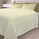 LINO ΚΟΥΒΕΡΛΙ LIGERO ECRU 220X240 100% Microfiber - Image 2