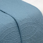 LINO ΚΟΥΒΕΡΛΙ LIGERO LPETROL 220X240 100% Microfiber - Image 3