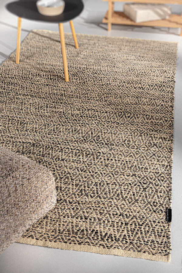 Χαλί Vivendi Black 140x200εκ. της Guy Laroche (50% Jute - 50% Cotton)