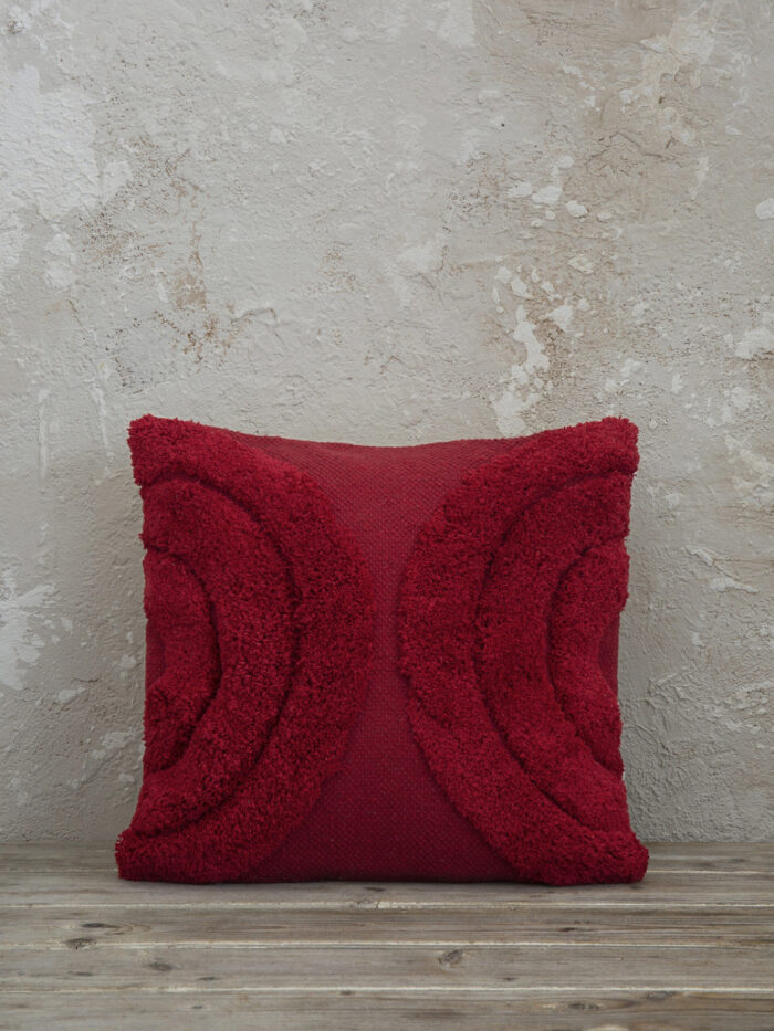 Διακοσμητικό μαξιλάρι 45x45 - Hanna Red της Nima Home 100% Cotton Μαξιλάρι 45x45 - Image 6