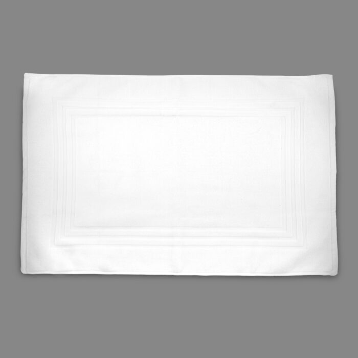 700507-lindeluxe-pataki-border-leuko-0-1.jpg ΠΑΤΑΚΙ ΜΠΑΝΙΟΥ ΒΟRDΕR 1 ΤΕΜ ΛΕΥΚΟ (00 ) 50Χ80CΜ 100%CΟΤΤΟΝ 1000GSΜ LΙΝDΕLUΧΕ της LINDELUXE - Image 1