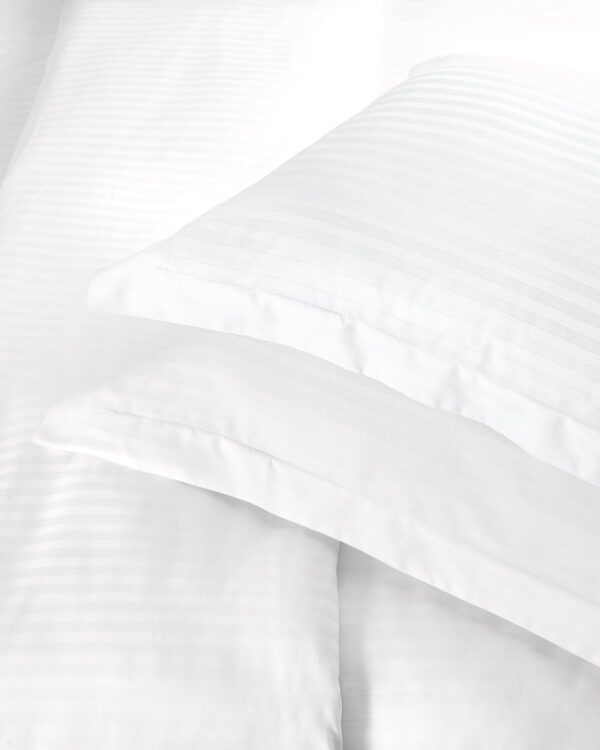 SATIN STRIPES - ΣΕΝΤΟΝΙ ΛΕΥΚΟ 2X(50X70) OXFORD 2X(50X70) OXFORD 40:60 CVC Rythmos - Image 5
