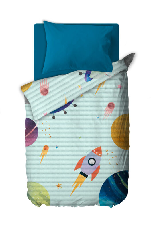 Κουβερλί Comet 160x220 της Saint Clair (100% Pol.- Microfiber)