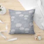 LINO ΜΑΞΙΛΑΡΟΘΗΚΗ MILO 801 GREY 45X45 80% Βαμβάκι 20% Πολυέστερ