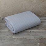 Κουβερλί 240x260 - Poise Gray της Nima Hotelling 100% Microfiber Γίγας 240x260 - Image 2
