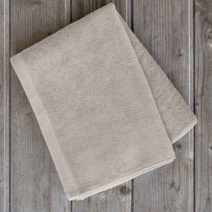 Πετσέτα 80x180 Πισίνας Plaza - Sand Beige - VAT Dyed 460gsm - 100% Βαμβάκι της Nima Hotelling 100% Cotton, 460 gsm, VAT dyed Πισίνας 80x180 - Image 3