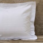 Μαξιλαροθήκη 52x75 Oxford 4 πλευρές - 240 Κλωστές Σατέν ρίγα 1cm - 100% Βαμβάκι Πενιέ της Nima Hotelling 100% Satin Cotton, 1 cm striped, 240 T.C. Μαξιλαροθήκη 52x75 με oxford 4 πλευρών - Image 2