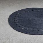 Στρογγυλό Χαλί R150 - Makrame Dark Gray της Nima Home 100% Jute Στρογγυλό Χαλί 150 εκατοστών - Image 2