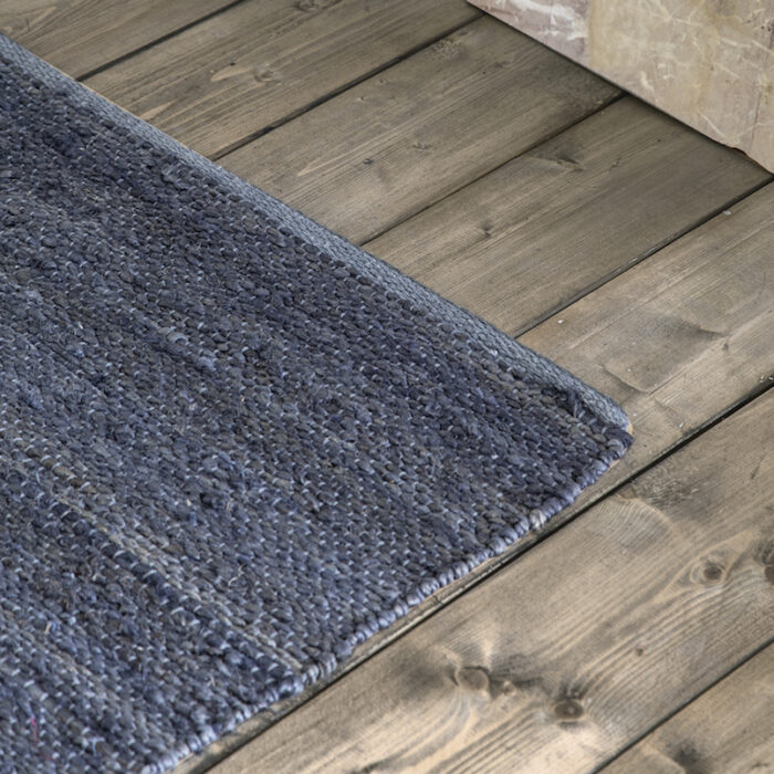 Χαλί 160x230 - Sensai Dark Gray της Nima Home Cotton - Jute Χαλί 160x230 - Image 2