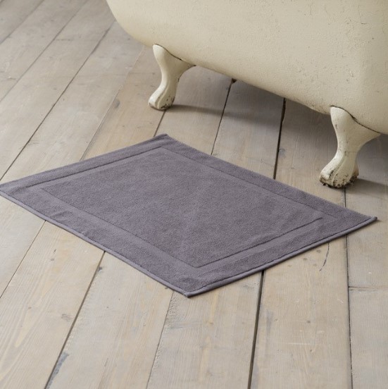 Πατάκι Μπάνιου 50x75 Volcano - Dark Gray της Nima Hotelling 100% Cotton Πατάκι 50x75
