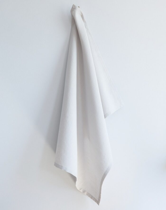 Πετσέτα Κουζίνας 50x70 - Decorous Light Gray της Nima Home Cotton - Linen Πετσέτα 50x70 - Image 2