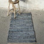 Χαλί 60x130 - Atlas Blue της Nima Home 50% Leather - 50% Denim, Hand Woven Χαλί 60x130 - Image 3