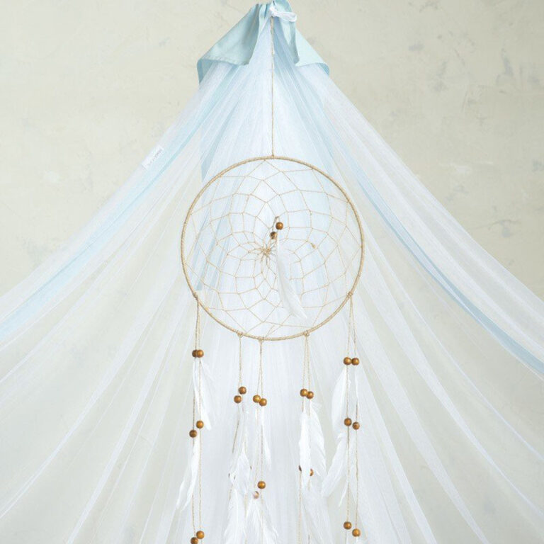5206400338353 Κουνουπιέρα - Nappy Light Blue της Nima Bebe 100% Polyester Κουνουπιέρα 200x600 - Image 3